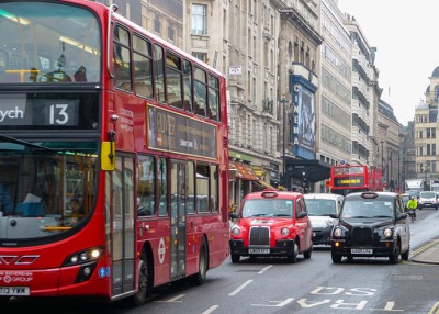 Londra UK - Magnete da viaggio in resina per frigorifero 3D con autobus in 3D, decorazione per casa e cucina, regalo