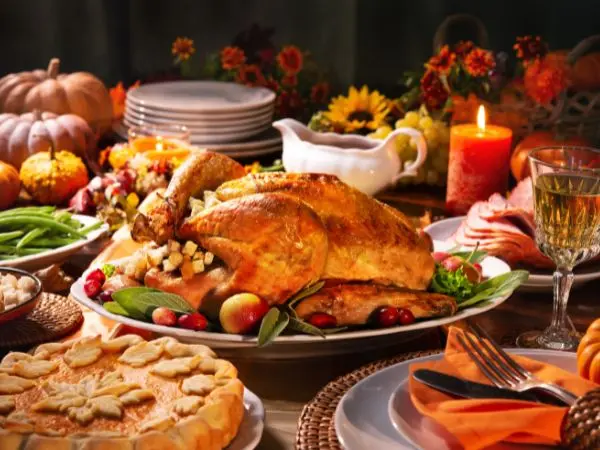 il tradizionale tacchino del Thanksgiving day