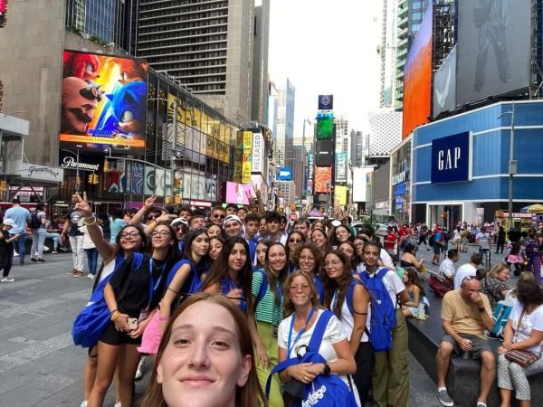 studenti nelle strade di New York